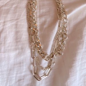 3-Layered Gold Chain Necklace